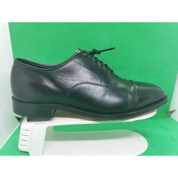 Vintage Johnston Murphy Crown Aristocraft Cap Toe Shoe Black Men\'s Size 8.5E USA main image 15